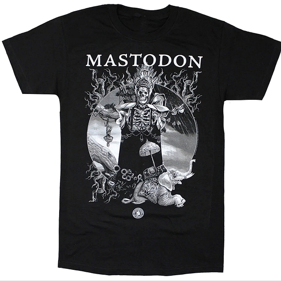 M&O Gold Other - Mastodon Splenor Skeleton 2XL Black Shirt